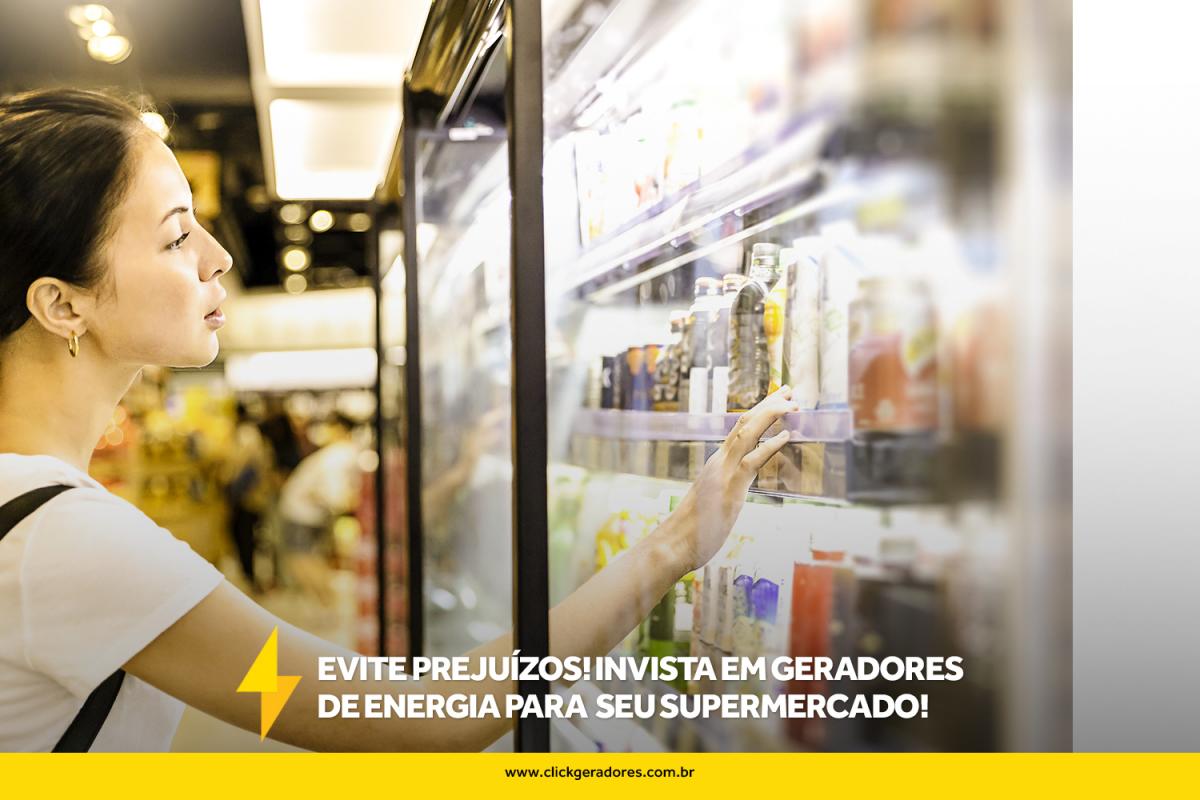 Evite prejuízos! Invista em geradores de energia para seu supermercado! 