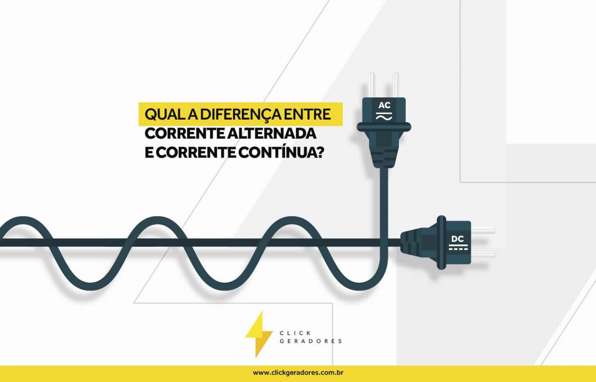 Qual a diferença entre corrente alternada e corrente contínua?