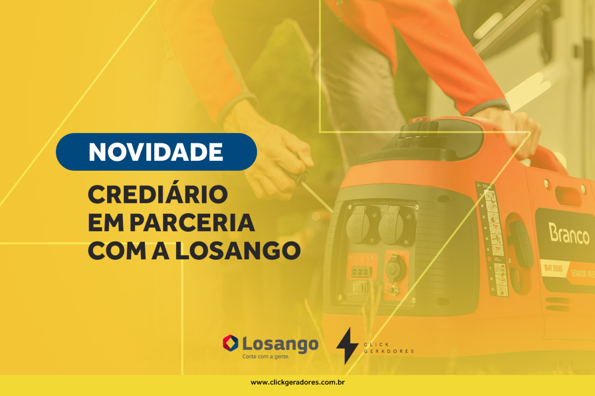 Novidade na Click: Crediário em parceria com a Losango