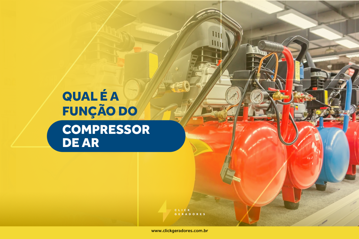 Qual é a função do compressor de ar?