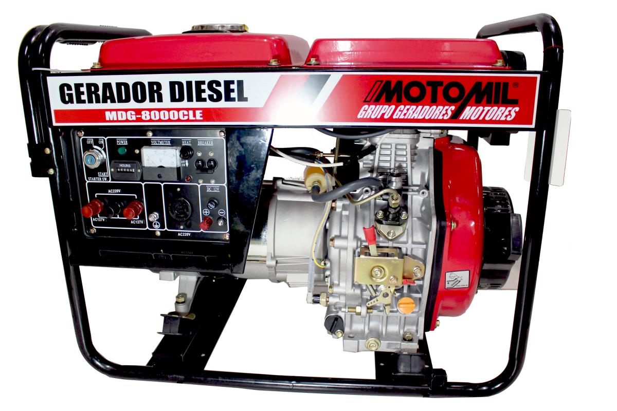 Gerador de Energia Motomil MDG8000CLE