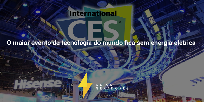 O maior evento de tecnologia do mundo fica sem energia elétrica