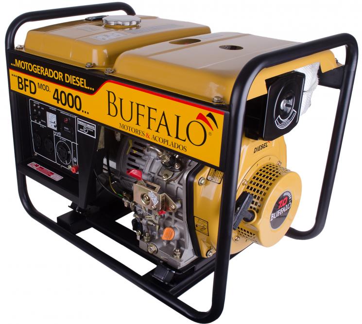 Gerador de energia Buffalo BFD-4000 3,3 kVA - partida manual - monofásico - 115V/230V