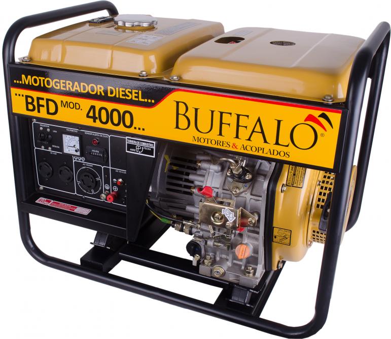 Gerador de energia Buffalo BFD-4000 3,3 kVA - partida manual - monofásico - 115V/230V
