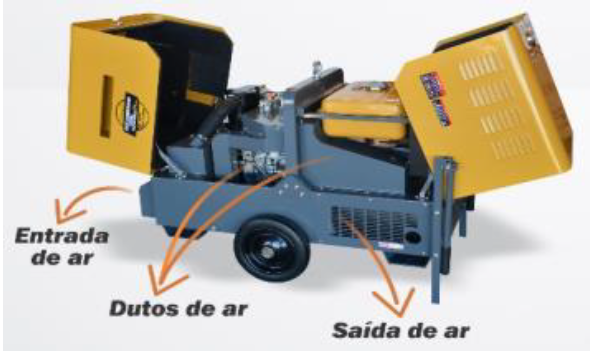 Gerador de energia Buffalo BFDE12000 PRO silencioso 12,0 kVA - partida elétrica - monofásico - 115V/230V