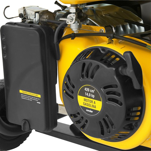 Gerador de energia Vonder GGV 7100 7,1 kVA - partida elétrica - monofásico - 110V/220V