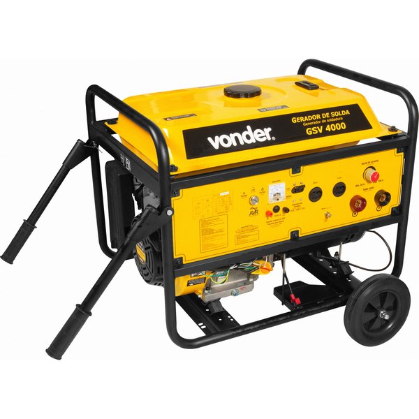 Gerador de solda Vonder GSV 4000 4,0 kVA 190A - partida elétrica - monofásico - 110V/220V
