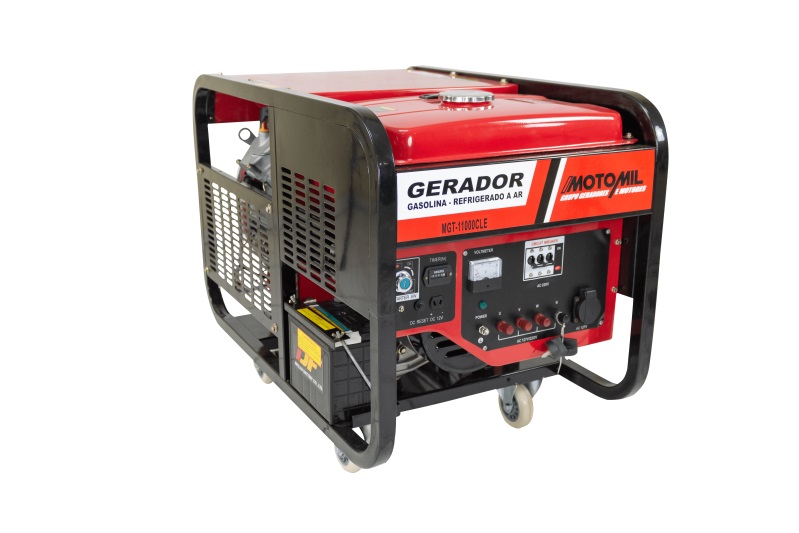 Gerador de energia Motomil MG-11000CLE 10,5 kVA - partida elétrica - monofásico - 110V/220V