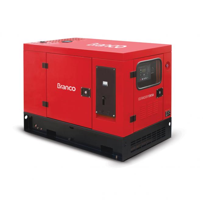 Gerador de energia Branco BD-19000 E3 S 20,6 kVA - ATS integrado - partida elétrica - trifásico - 127V/220V