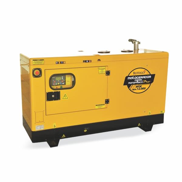 Gerador de energia Buffalo BFDE-12000 Silencioso 12,0 kVA com ATS - partida elétrica - monofásico - 115V/230V