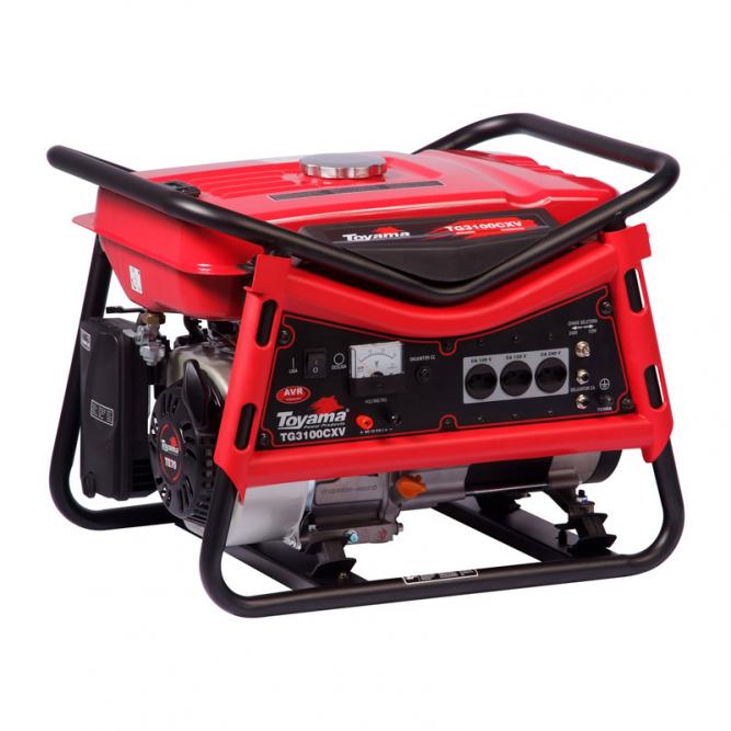 Gerador de energia Toyama TG3100CXEV 3,1 kVA - partida elétrica - monofásico - 110V/220V
