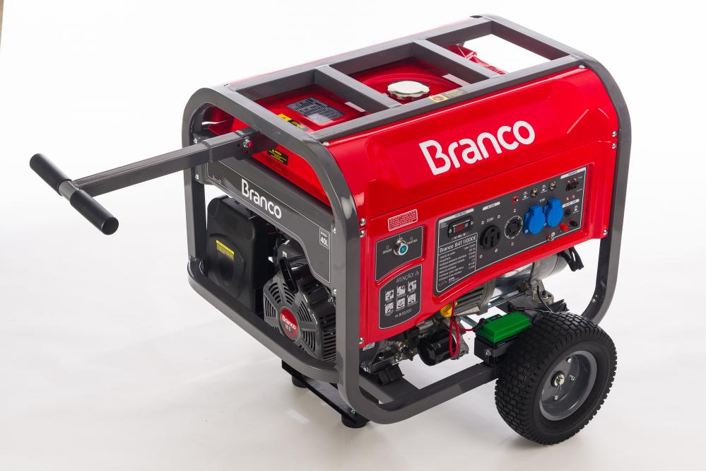 Gerador de energia Branco B4T-11000E 11,0 kVA - partida elétrica - monofásico 110V/220V