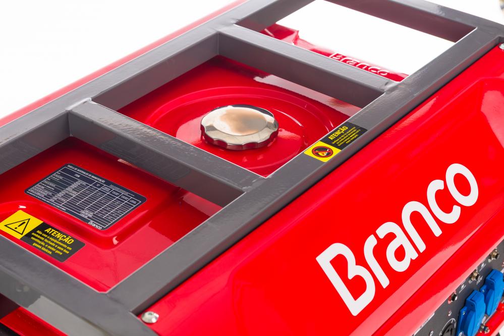 Gerador de energia Branco B4T-11000E 11,0 kVA - partida elétrica - monofásico 110V/220V