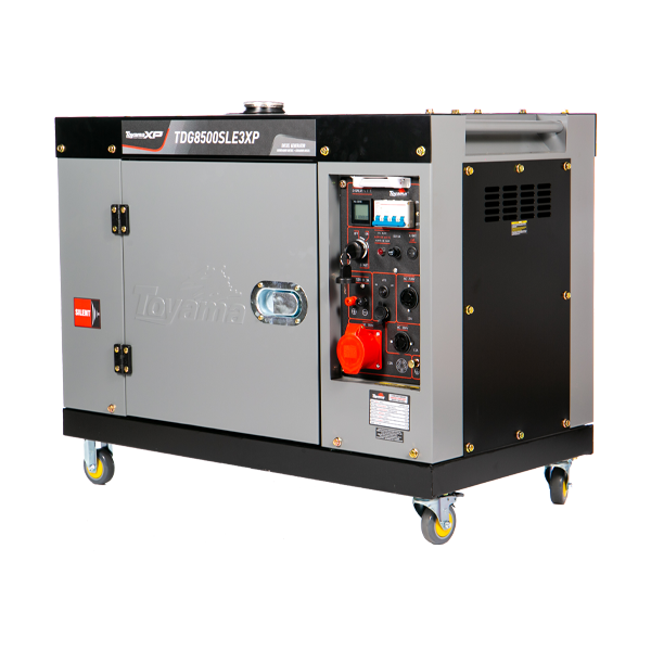 Gerador de energia Toyama TDG8500SLE3XP-ATS Ready 7,5 kVA - partida elétrica - trifásico - 220V/380V