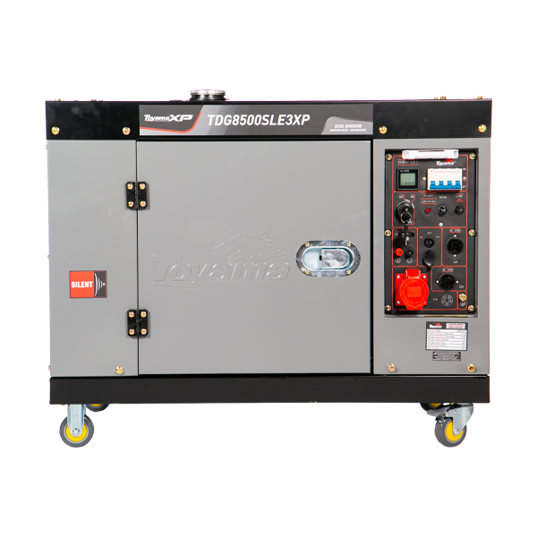 Gerador de energia Toyama TDG8500SLE3XP-ATS Ready 7,5 kVA - partida elétrica - trifásico - 220V/380V
