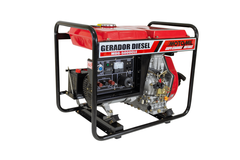 Gerador de energia Motomil MDG-5000CLE 5,0 kVA - partida elétrica - monofásico - 110V/220V