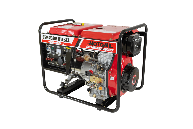Gerador de energia Motomil MDGT-5000CLE 5,0 kVA - partida elétrica - trifásico - 127V/220V