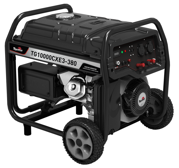 Gerador de energia Toyama TG10000CXE3-380 11,25 kVA - partida elétrica - trifásico 220V/380V