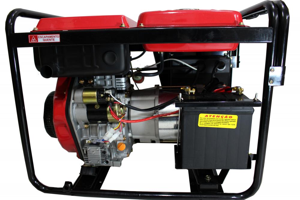 Gerador de energia Motomil MDG-8000CLE 6,5 kVA - partida elétrica - monofásico - 115V/230V