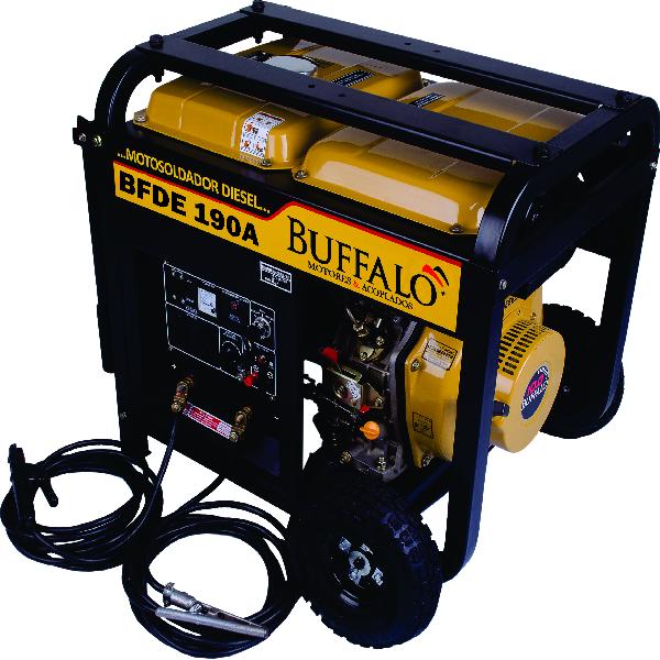 Gerador de energia Buffalo BFDE-6500 Motosoldador 2,0 kVA - partida elétrica - monofásico - 115V/230V
