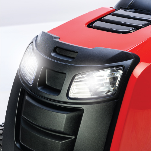 Trator Cortador de Grama Branco BT-1838 17,5 HP à gasolina - corte 38 pol