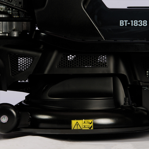 Trator Cortador de Grama Branco BT-1838 17,5 HP à gasolina - corte 38 pol