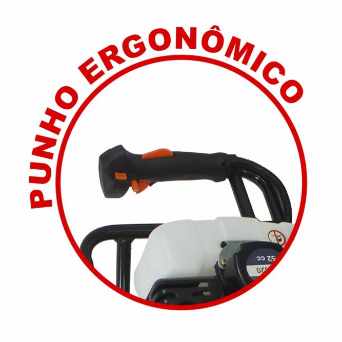 Perfurador de Solo à Gasolina Vulcan VPS520 52CC - com Broca 80x20