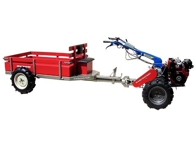 Carreta Simples Basculante Maquinafort 1300 R8 para Motocultivadores