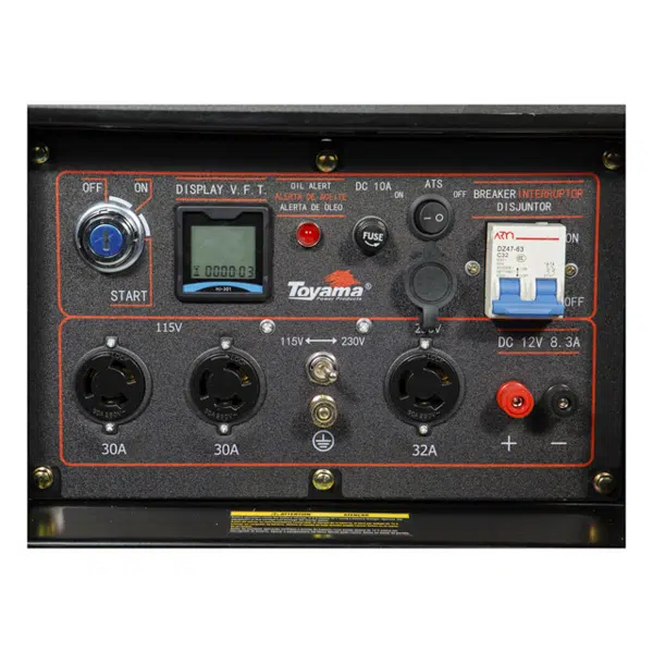Gerador de energia Toyama TDG8500EXP-ATS Ready 7,0 kVA - partida elétrica - monofásico - 110V/220V