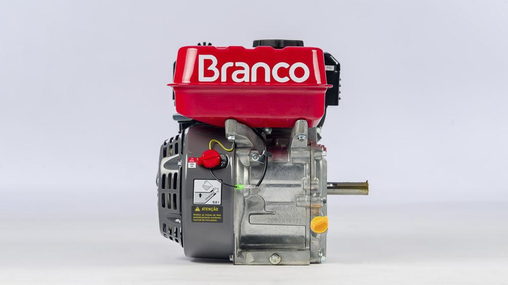 Motor Horizontal Branco B4T-5.5H 5,5cv - Gasolina - Partida Manual - Sem Alerta de Óleo