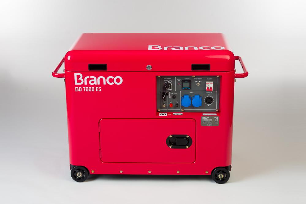 Gerador de energia Branco BD-7000 ES 7,0 kVA - partida elétrica - monofásico 110V/220V