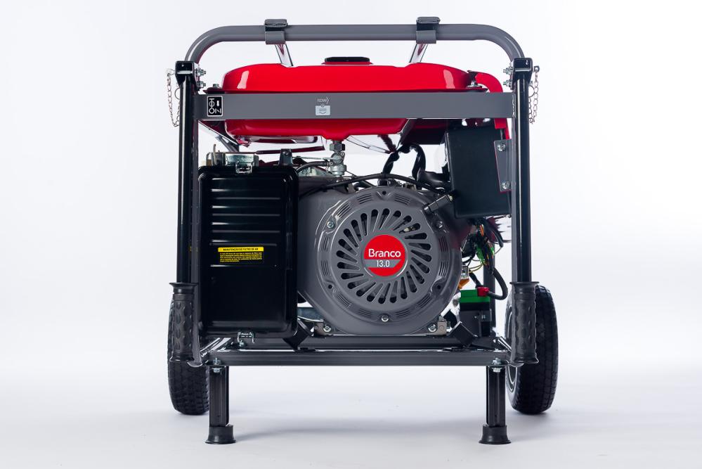 Gerador de energia Branco B4T-6500 E 5,5 kVA - partida elétrica - monofásico - 110V/220V