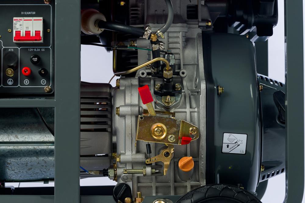 Gerador de energia Branco BD-8000 E3 8,0 kVA - partida elétrica - trifásico - 380V