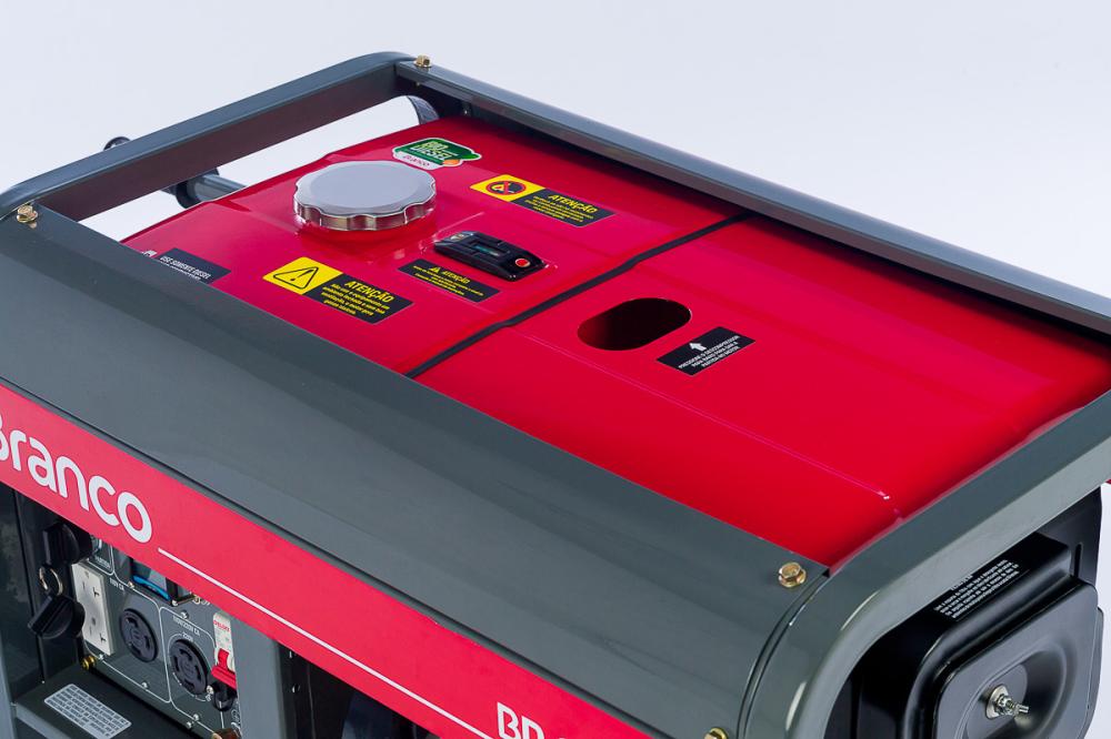 Gerador de energia Branco BD-8000 EF 7,5 kVA - partida elétrica - monofásico - 110V/220V