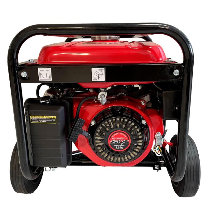 Gerador de energia Motomil MG-3000 CLE-1 2,8 kVA - partida elétrica - monofásico - 110V/220V