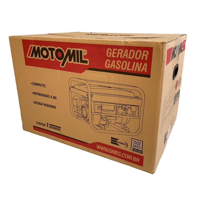 Gerador de energia Motomil MG-3000 CLE-1 2,8 kVA - partida elétrica - monofásico - 110V/220V
