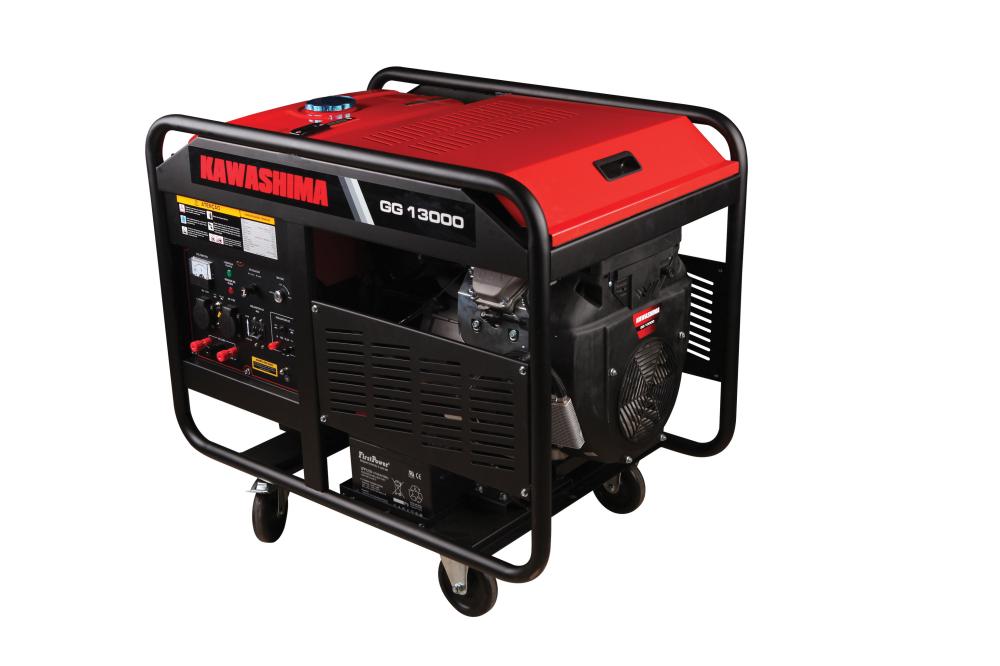 Gerador de energia Kawashima GG 13000 13,0 kVA - partida elétrica - monofásico - 115V/230V