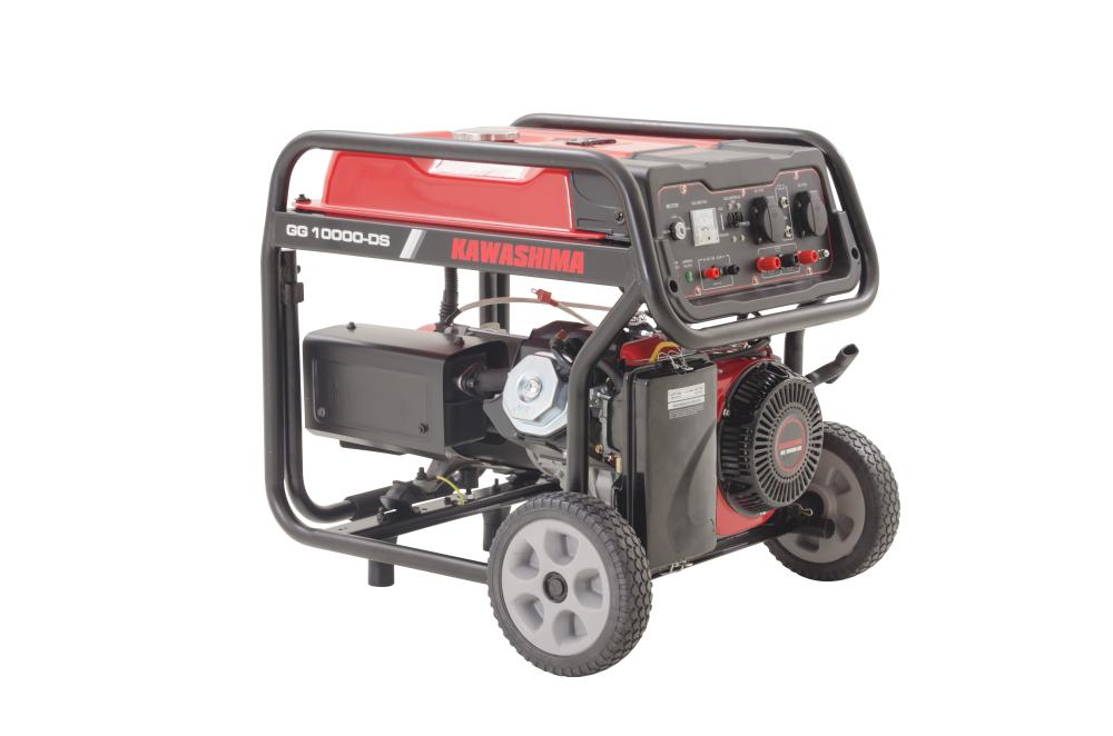 Gerador de energia Kawashima GG 10000-DS 9,0 kVA - partida elétrica - monofásico - 115V/230V