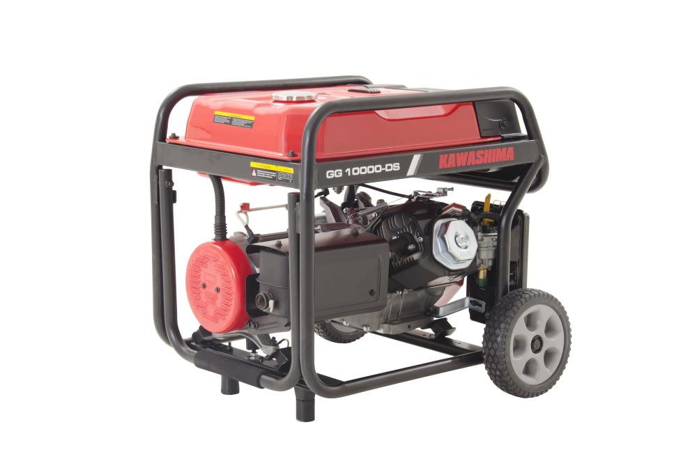 Gerador de energia Kawashima GG 10000-DS 9,0 kVA - partida elétrica - monofásico - 115V/230V
