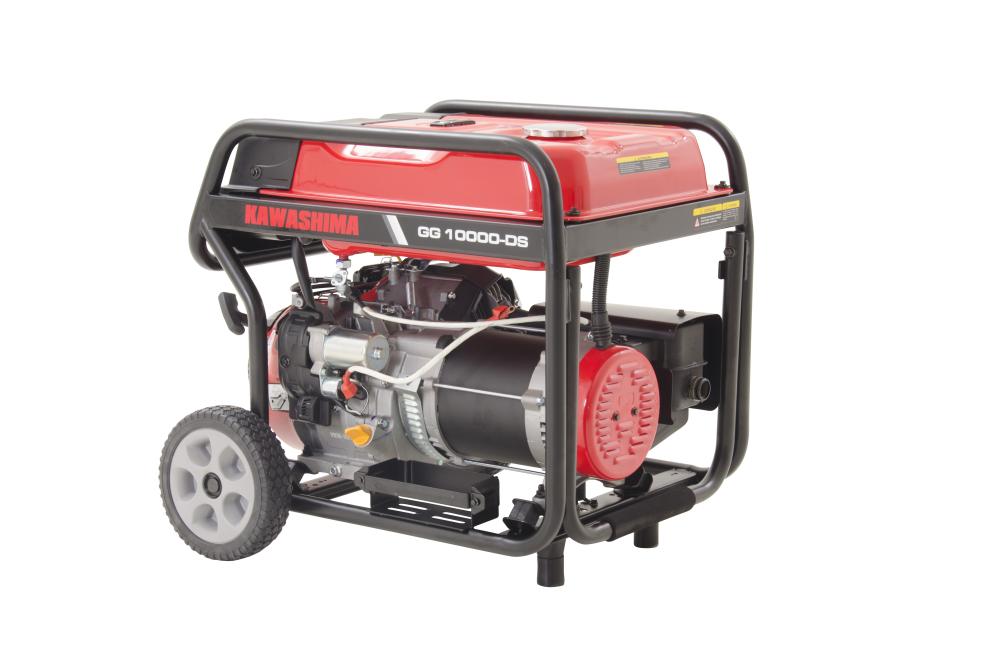 Gerador de energia Kawashima GG 10000-DS 9,0 kVA - partida elétrica - monofásico - 115V/230V