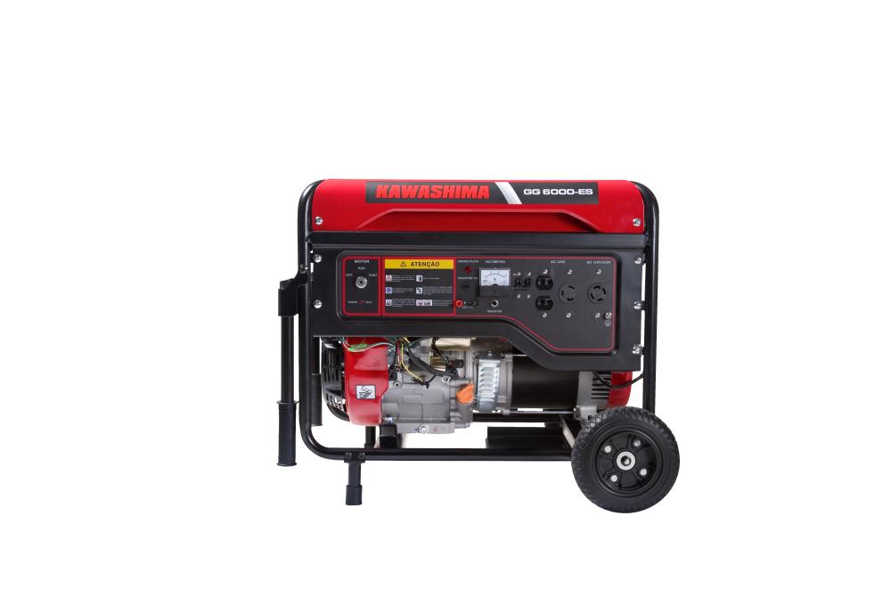 Gerador de energia Kawashima GG 6000-ES 6,0 kVA - partida elétrica - monofásico - 120V/240V