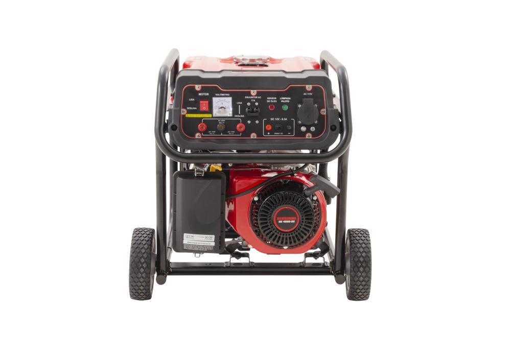 Gerador de energia Kawashima GG 4000-DS 4,1 kVA - partida manual - monofásico - 115V/230V