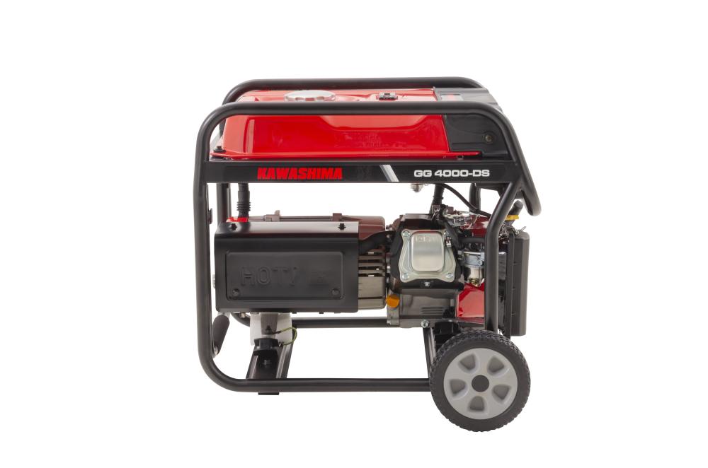 Gerador de energia Kawashima GG 4000-DS 4,1 kVA - partida manual - monofásico - 115V/230V