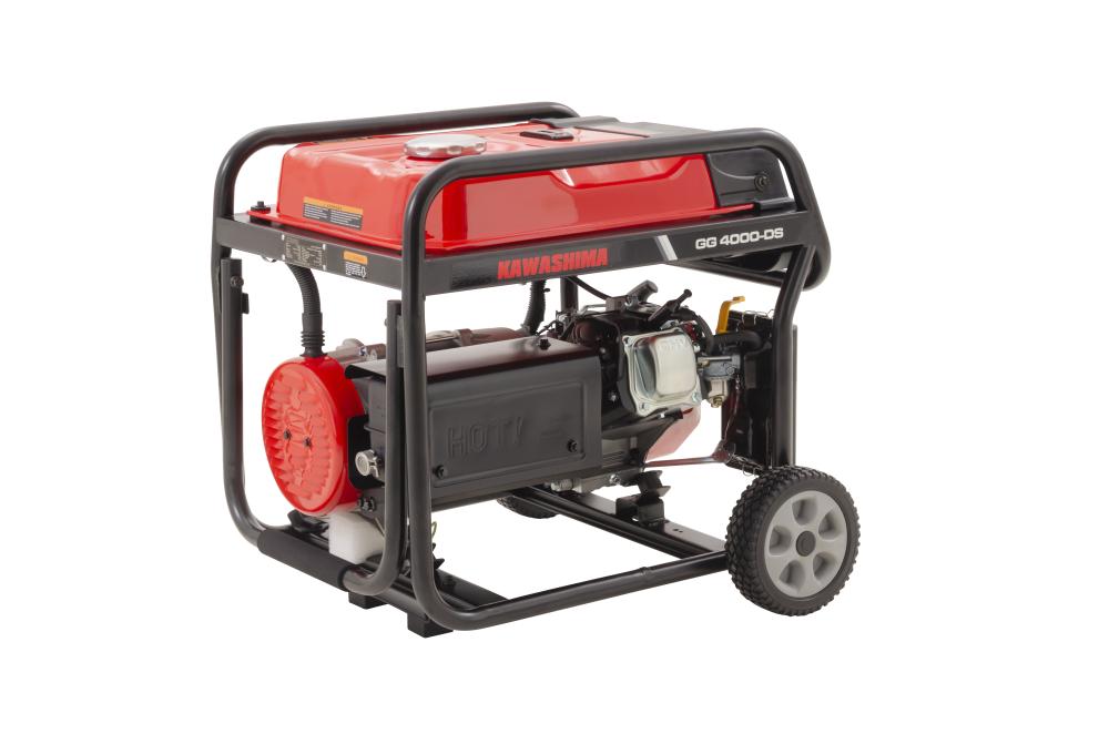 Gerador de energia Kawashima GG 4000-DS 4,1 kVA - partida manual - monofásico - 115V/230V