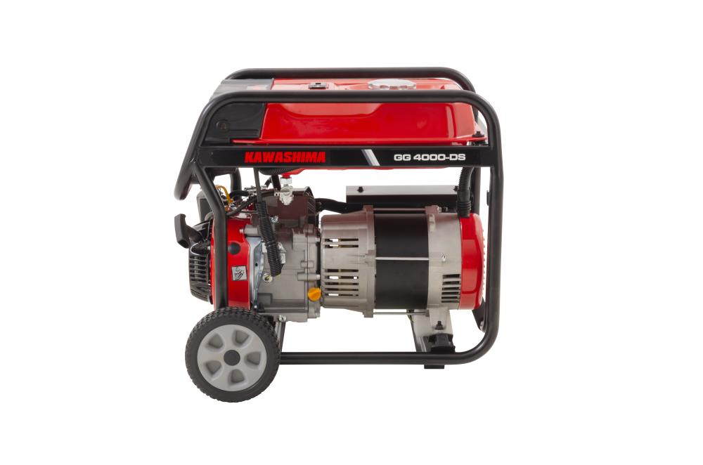 Gerador de energia Kawashima GG 4000-DS 4,1 kVA - partida manual - monofásico - 115V/230V