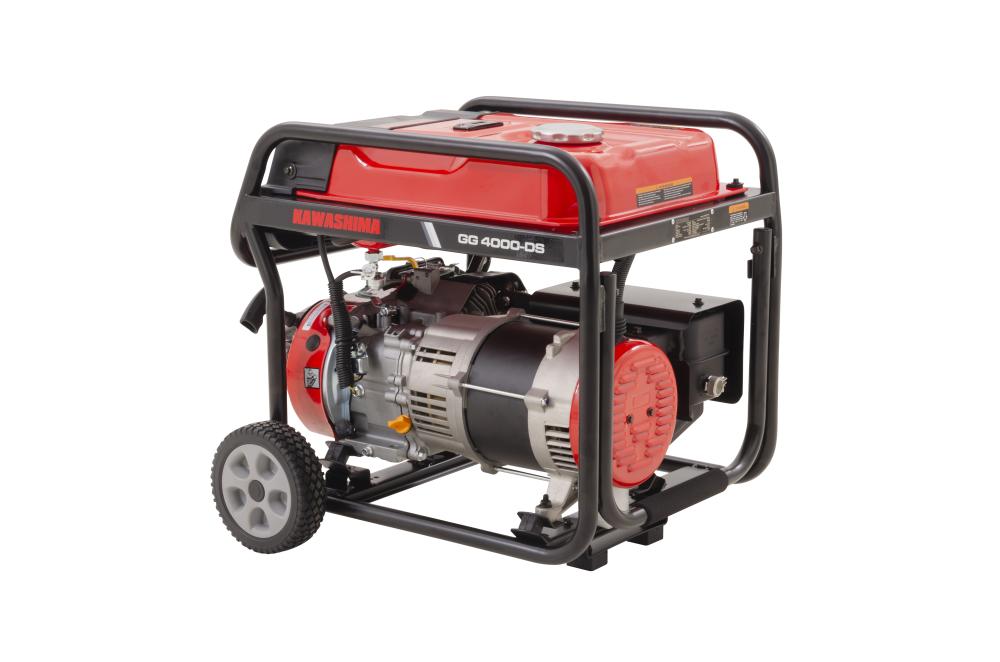 Gerador de energia Kawashima GG 4000-DS 4,1 kVA - partida manual - monofásico - 115V/230V