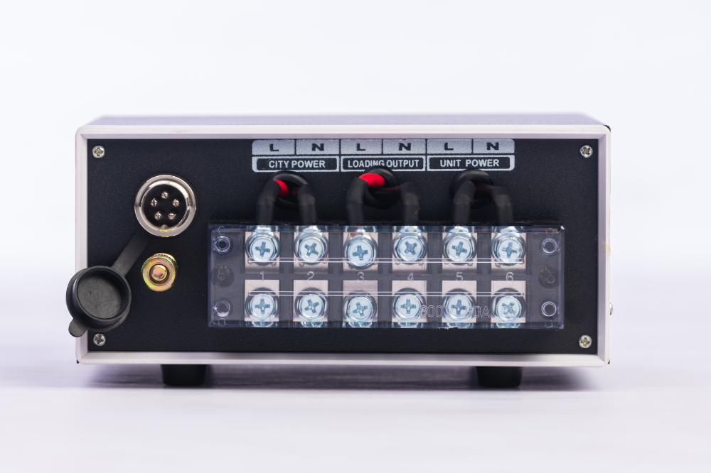 Painel de transferência automática Branco ATS MG BD-8000E 5 PINOS - monofásico - 110V