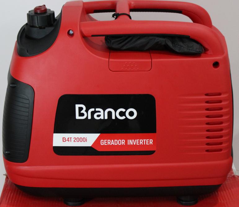 Gerador de energia Inverter Branco B4T-2000i 2,0 kVA - partida manual - monofásico - 110V