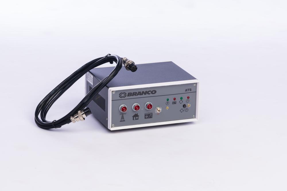 Painel de transferência automática Branco ATS BD-8000E 5 Pinos - monofásico - 220V