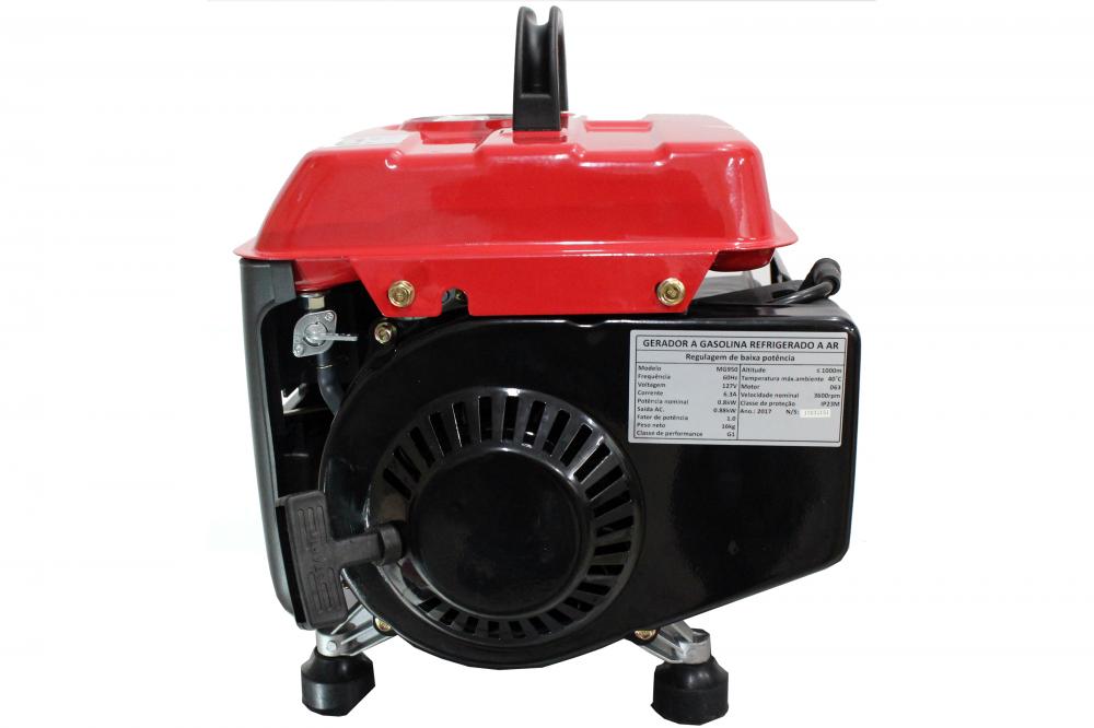 Gerador de energia Motomil MG-950 0,95 kVA - partida manual - monofásico - 110V